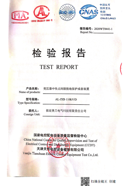 間隙保護(hù)檢驗(yàn)報告